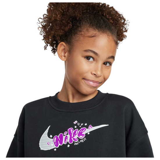 Nike Παιδικό φούτερ Sportswear Club Fleece Oversized Crew Sweatshirt
